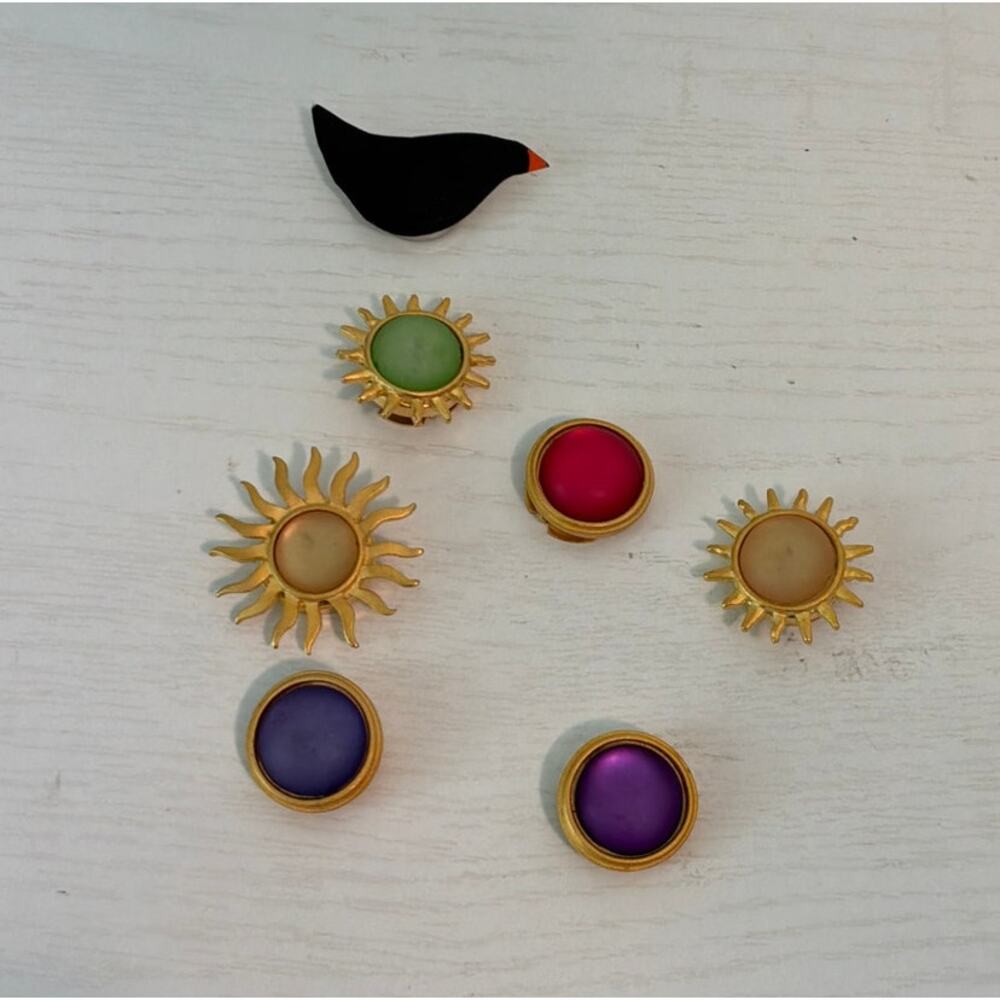 Lot of 7 Vintage Button Covers